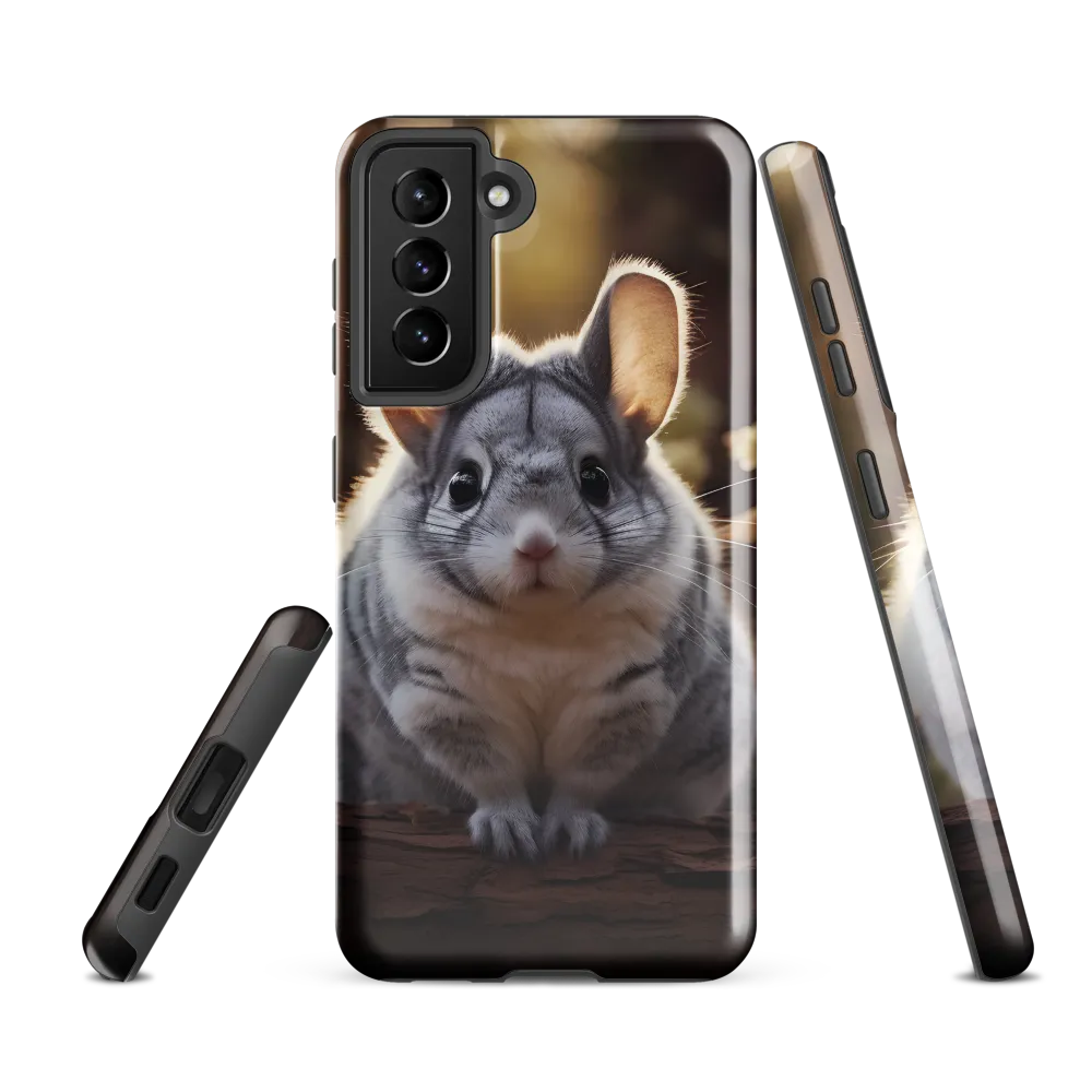 Curious Chinchilla in the Forest
