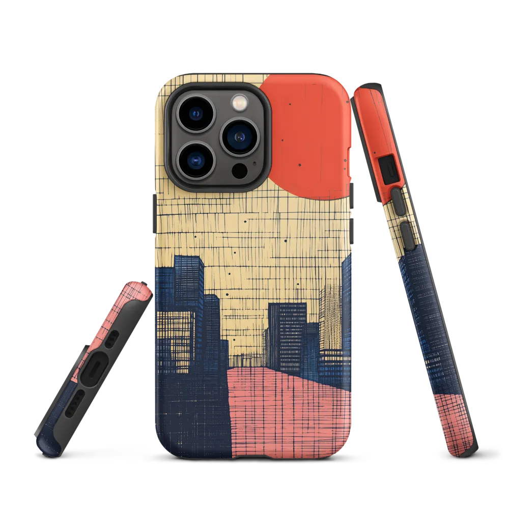 Urban Echoes: A Minimalist Cityscape