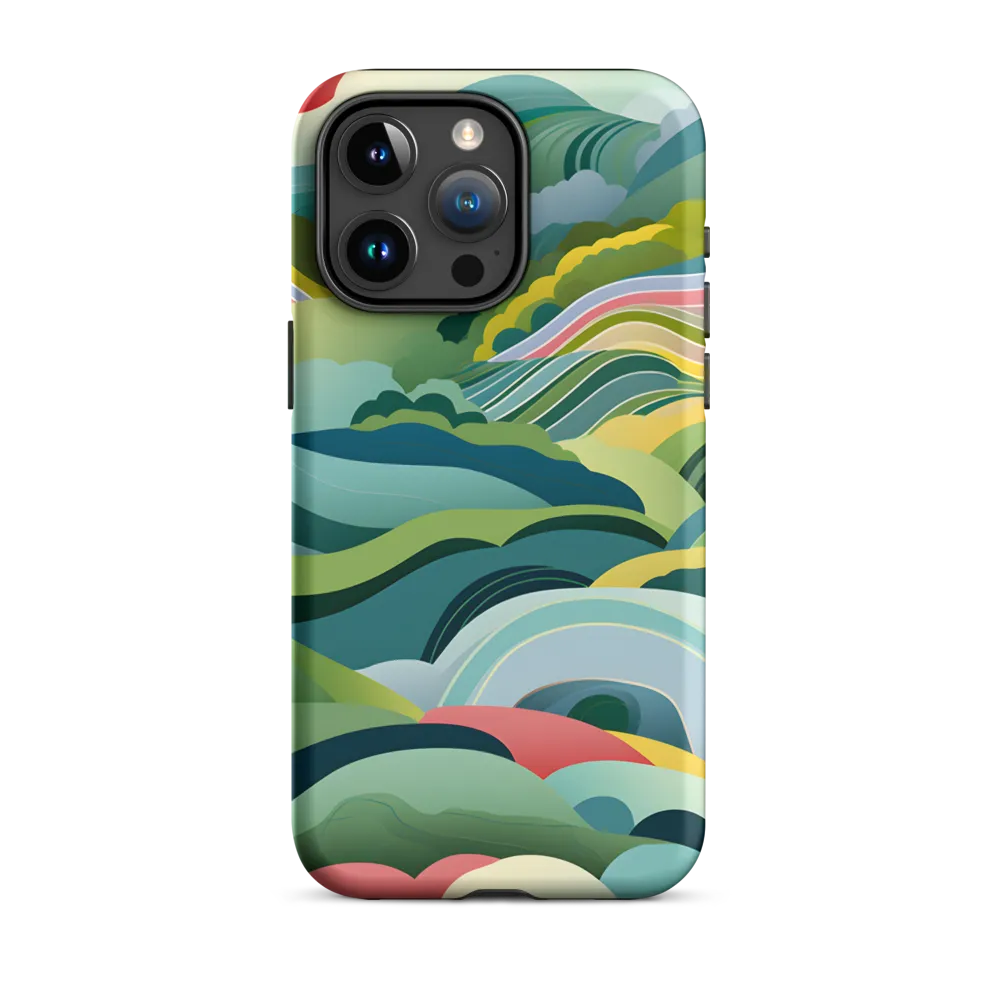 Waves of Serenity | Phone Case |  15 Pro Max | Tough Case | Matte