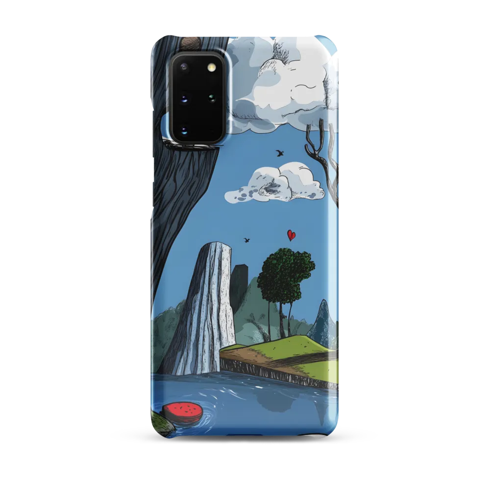 Whimsical Cliffside Reflections
