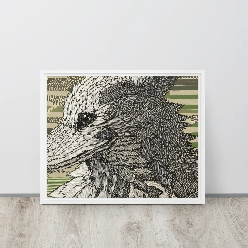 Reflections of the Forest | Canvas with White Frame | 16″×20″