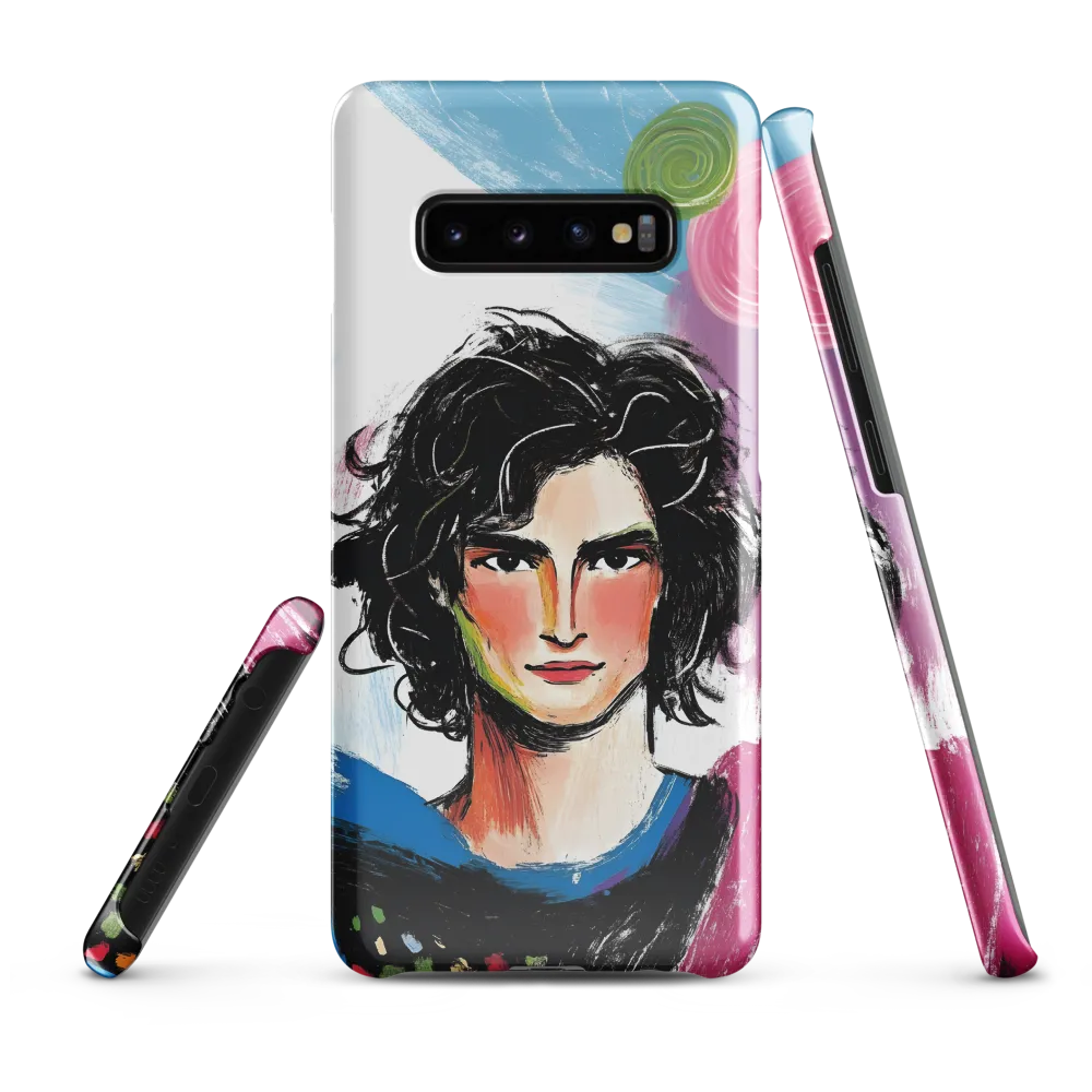 Vibrant Portrait of Youth | Phone Case |  S10 Plus | Snap Case | Glossy