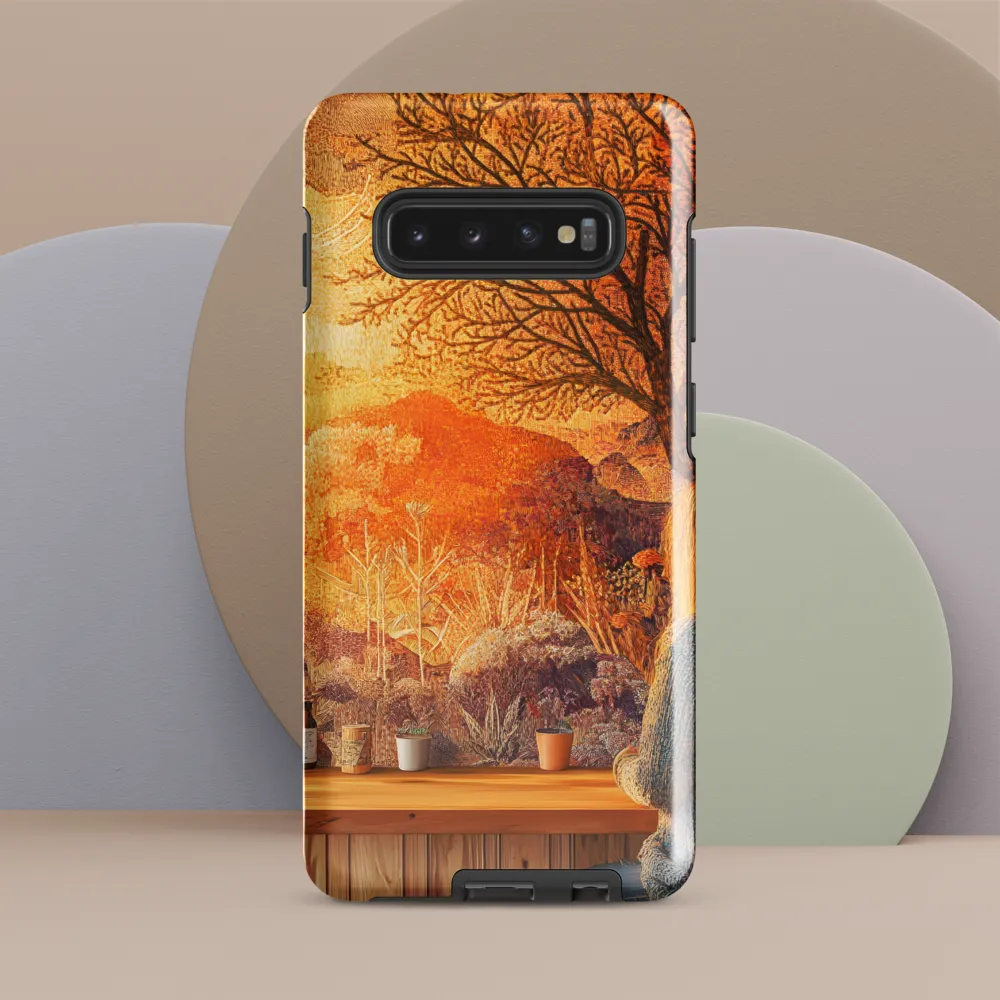 Whispers of a Golden Sunset | Phone Case |  S10 Plus | Tough Case | Glossy