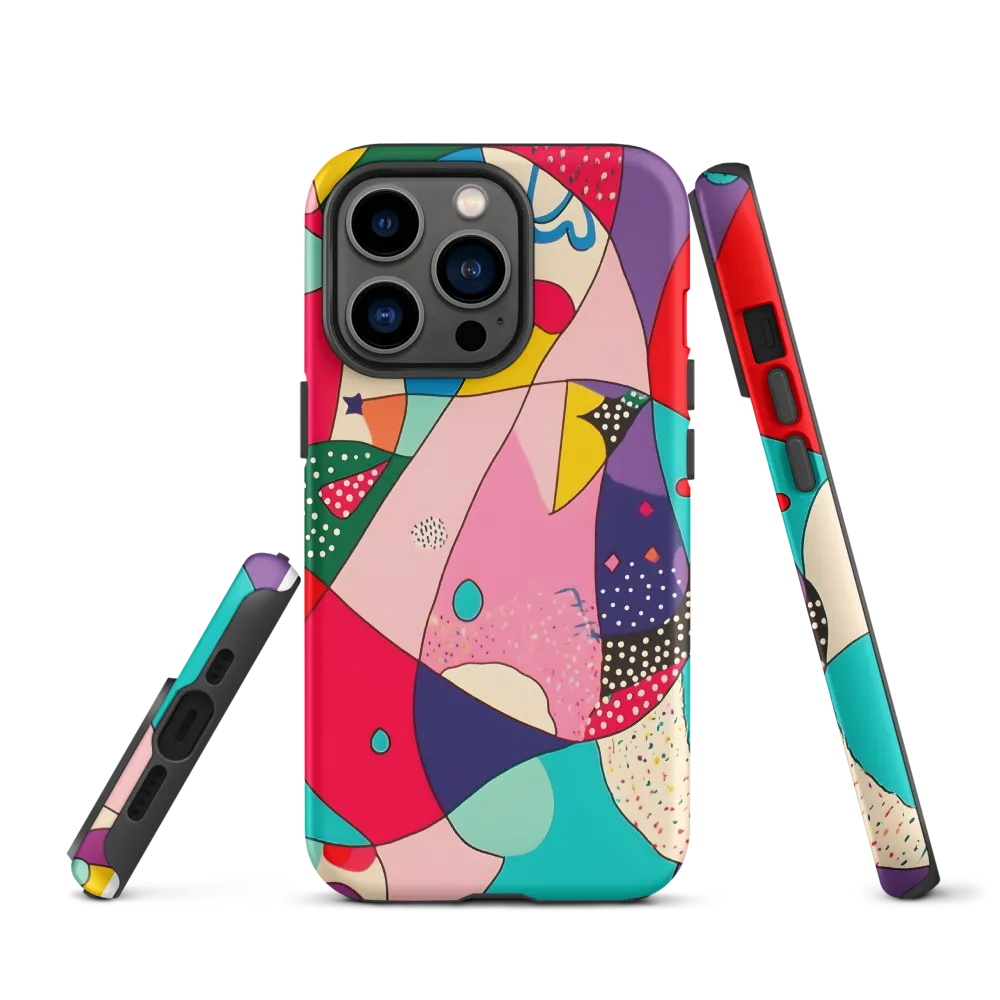Playful Geometry in Color | Phone Case |  13 Pro | Tough Case | Matte