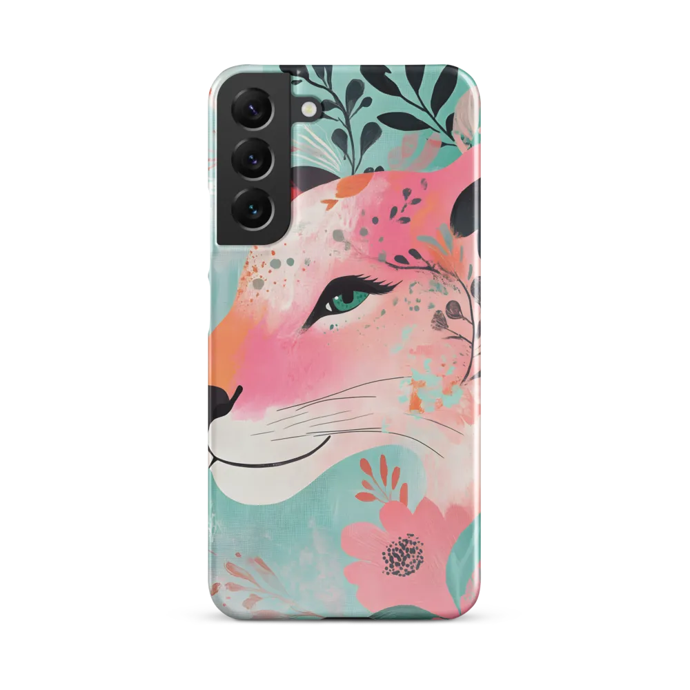 Whimsical Majesty: A Floral Lion