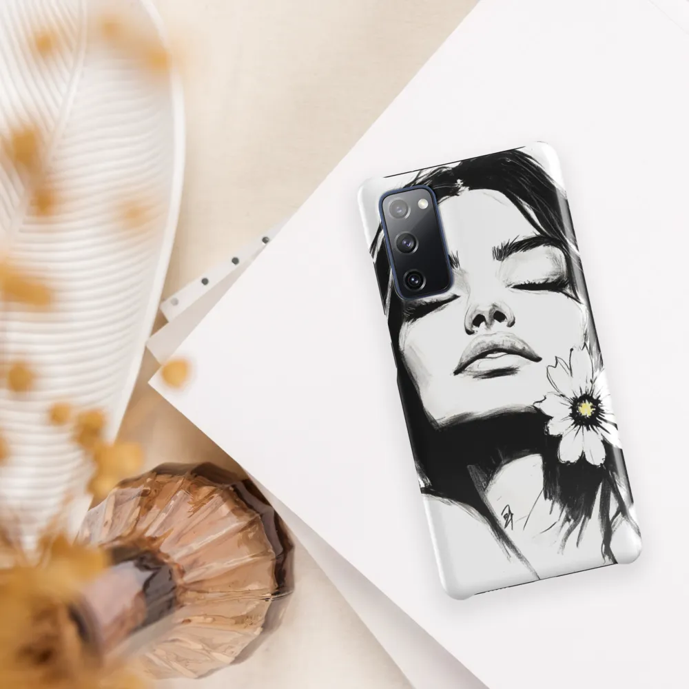 Serenity in Ink | Phone Case |  S20 FE | Snap Case | Glossy