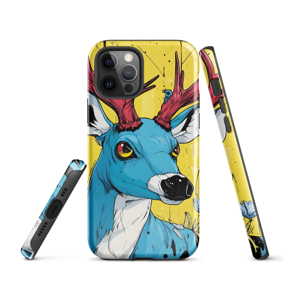Vivid Antlers: A Modern Take on Nature
