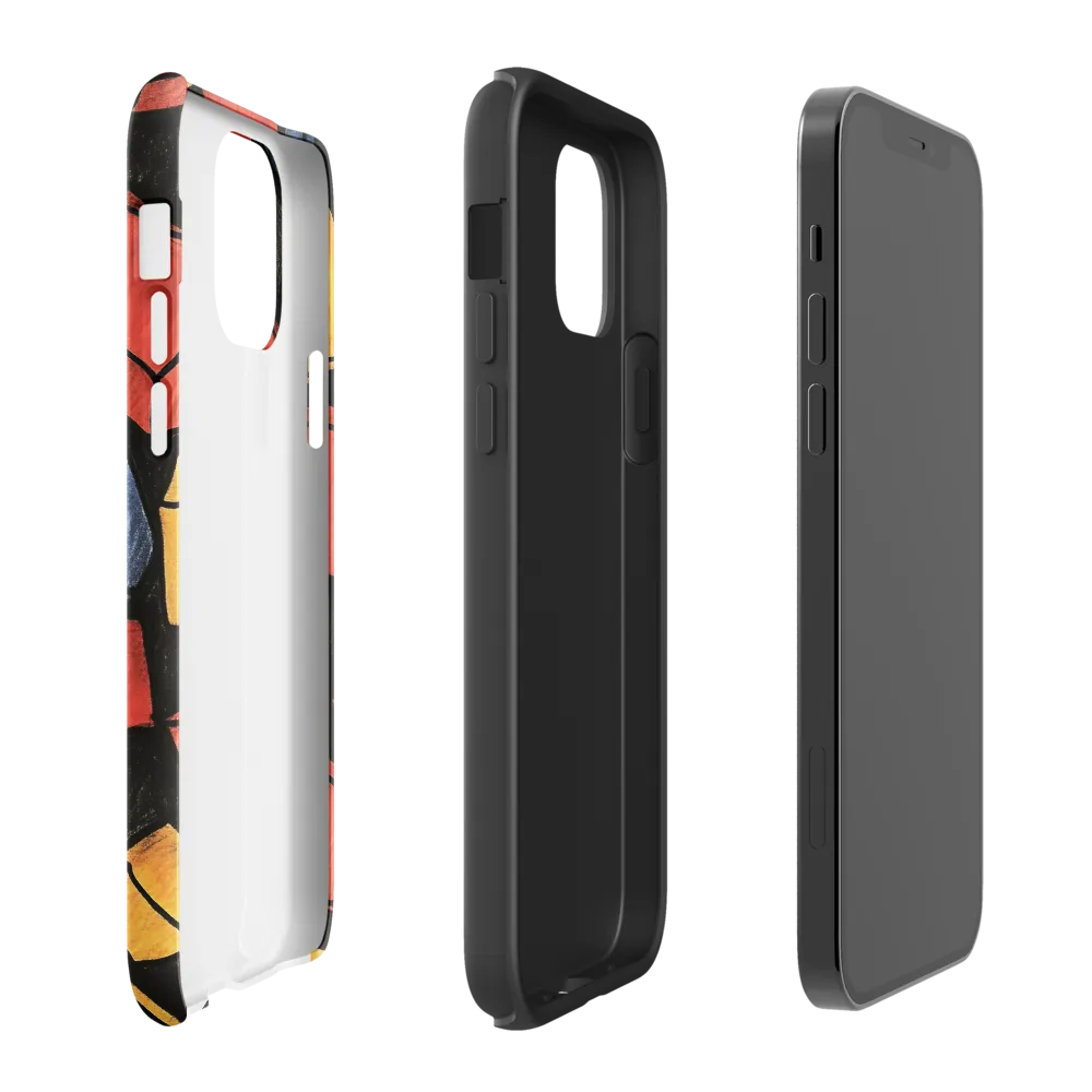 Vibrant Geometry in Motion | Phone Case |  12 | Tough Case | Glossy
