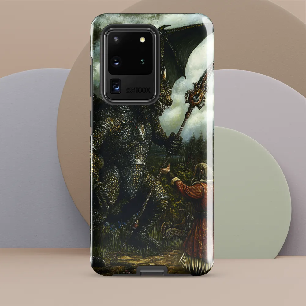 The Confrontation: Dragon vs. Wizard | Phone Case |  S20 Ultra | Tough Case | Glossy