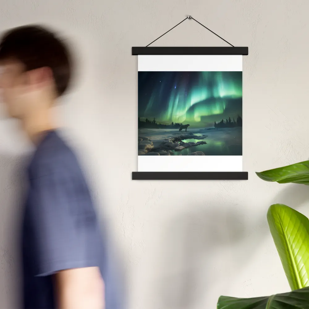 Auroral Guardianship | Poster With Black Wood Hanger | 11″×14″