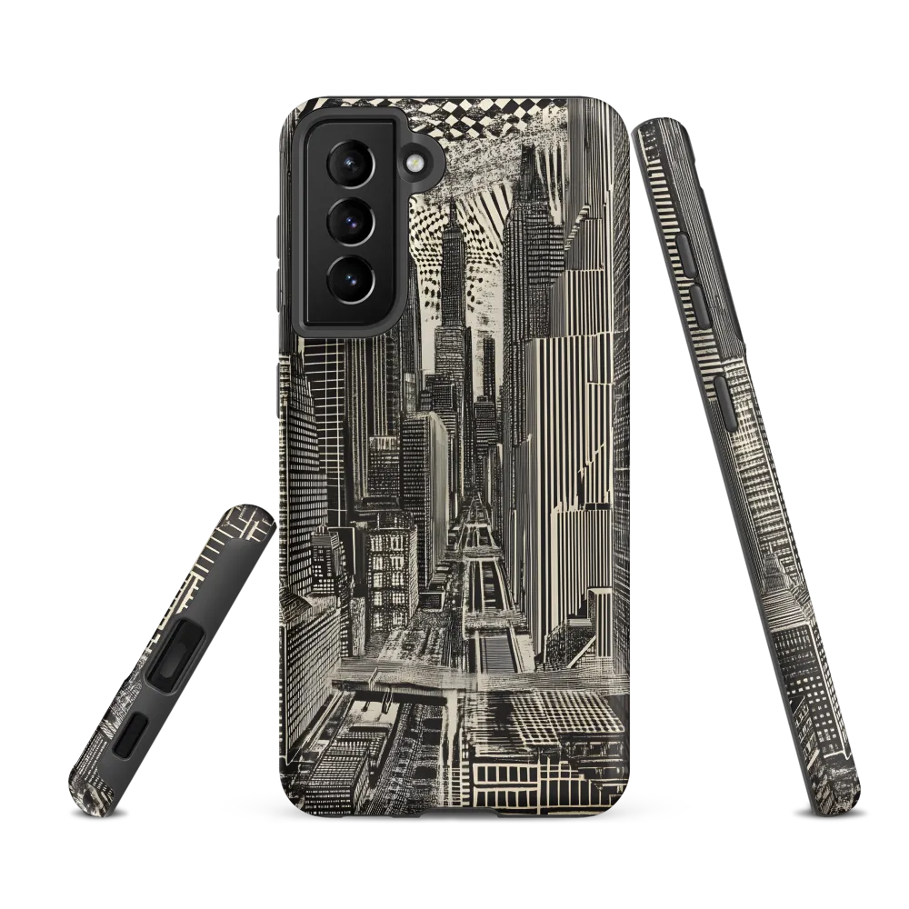 Urban Dreams: A Surreal Cityscape | Phone Case |  S21 FE | Tough Case | Matte
