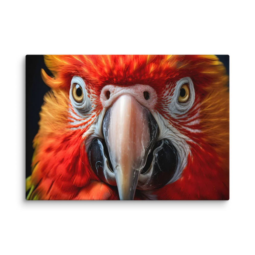The Fiery Gaze of the Parrot