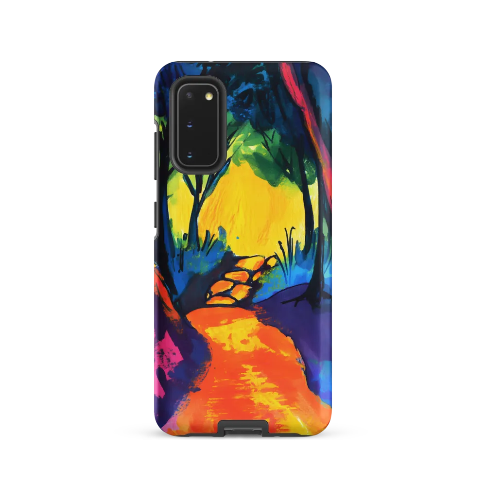Path Through a Vibrant Forest