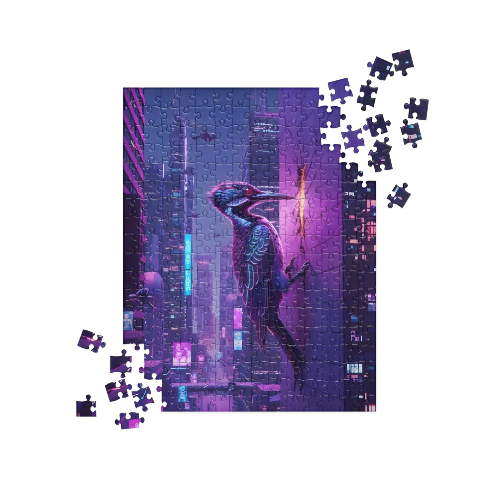 Neon Woodpecker 
 Jigsaw Puzzle