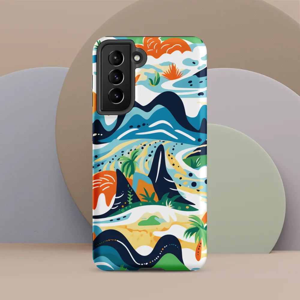 Abstract Tropical Landscape