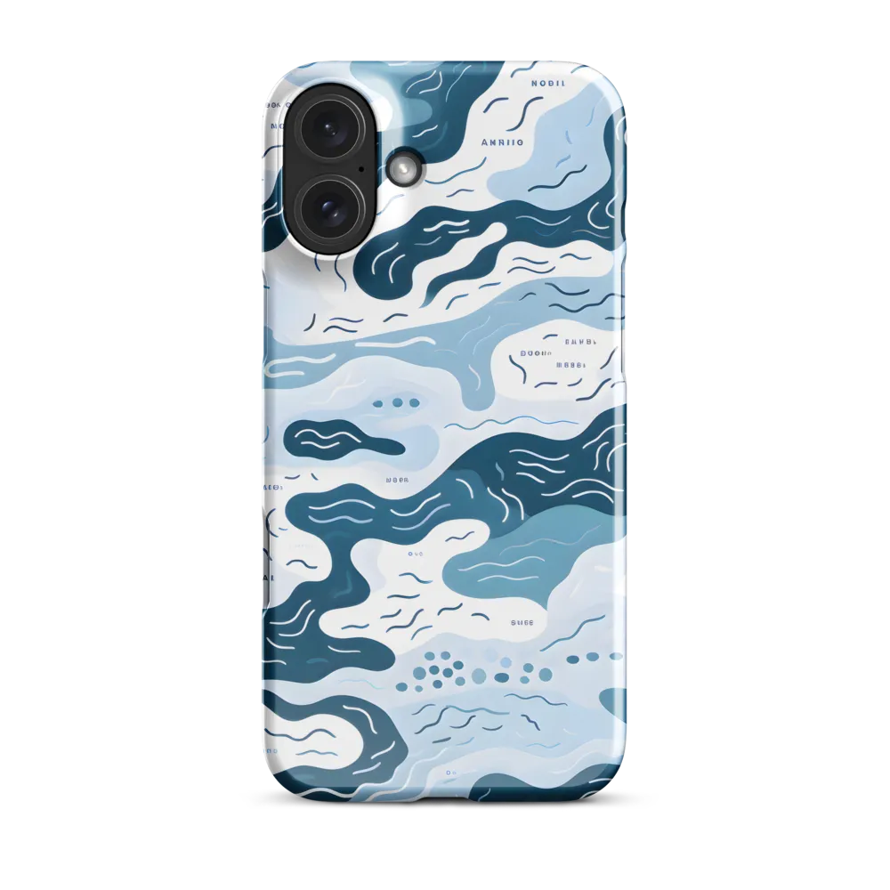 Flowing Waters: An Abstract Journey | Phone Case |  16 Plus | Snap Case | Glossy