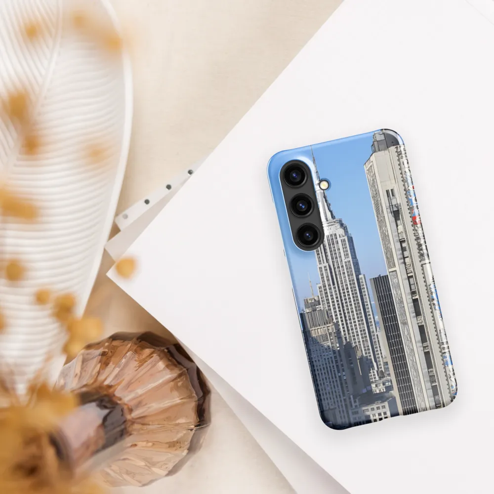 Urban Elegance: New York's Iconic Skyline | Phone Case |  S24 | Snap Case | Glossy