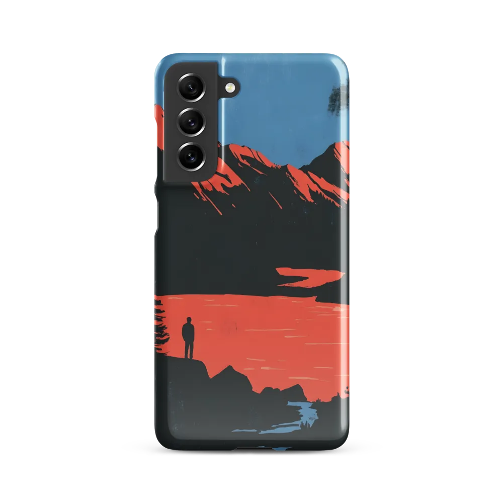 Serenity in Contrast | Phone Case |  S21 FE | Snap Case | Glossy