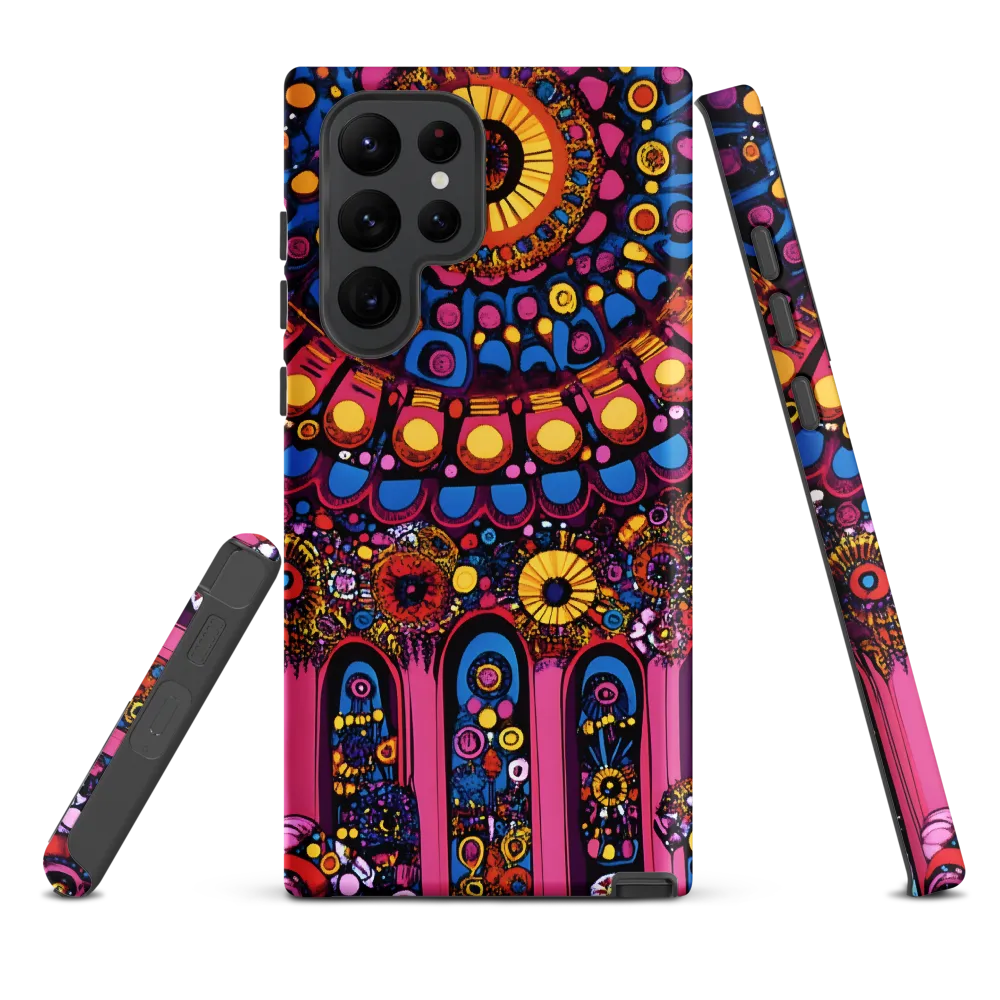 Whimsical Mandala Symphony | Phone Case |  S22 Ultra | Tough Case | Matte