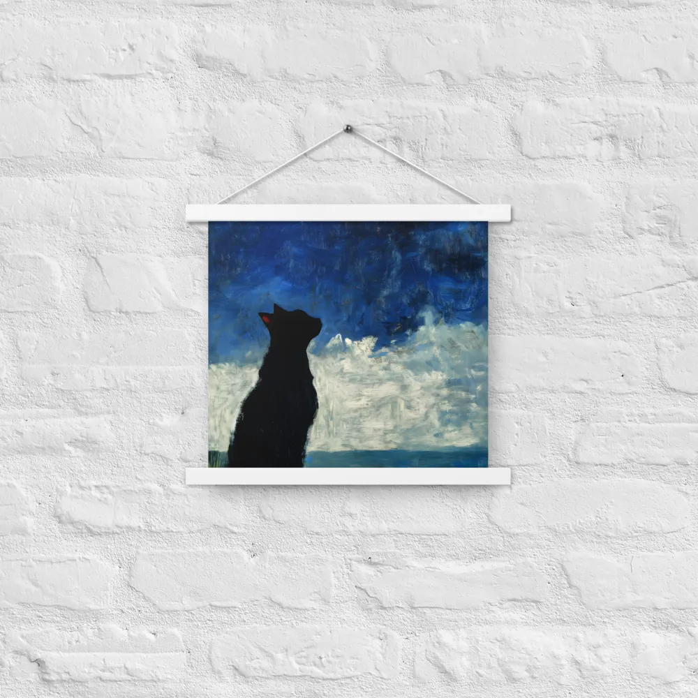 Serenade of the Night | Poster With White Wood Hanger | 14″×14″