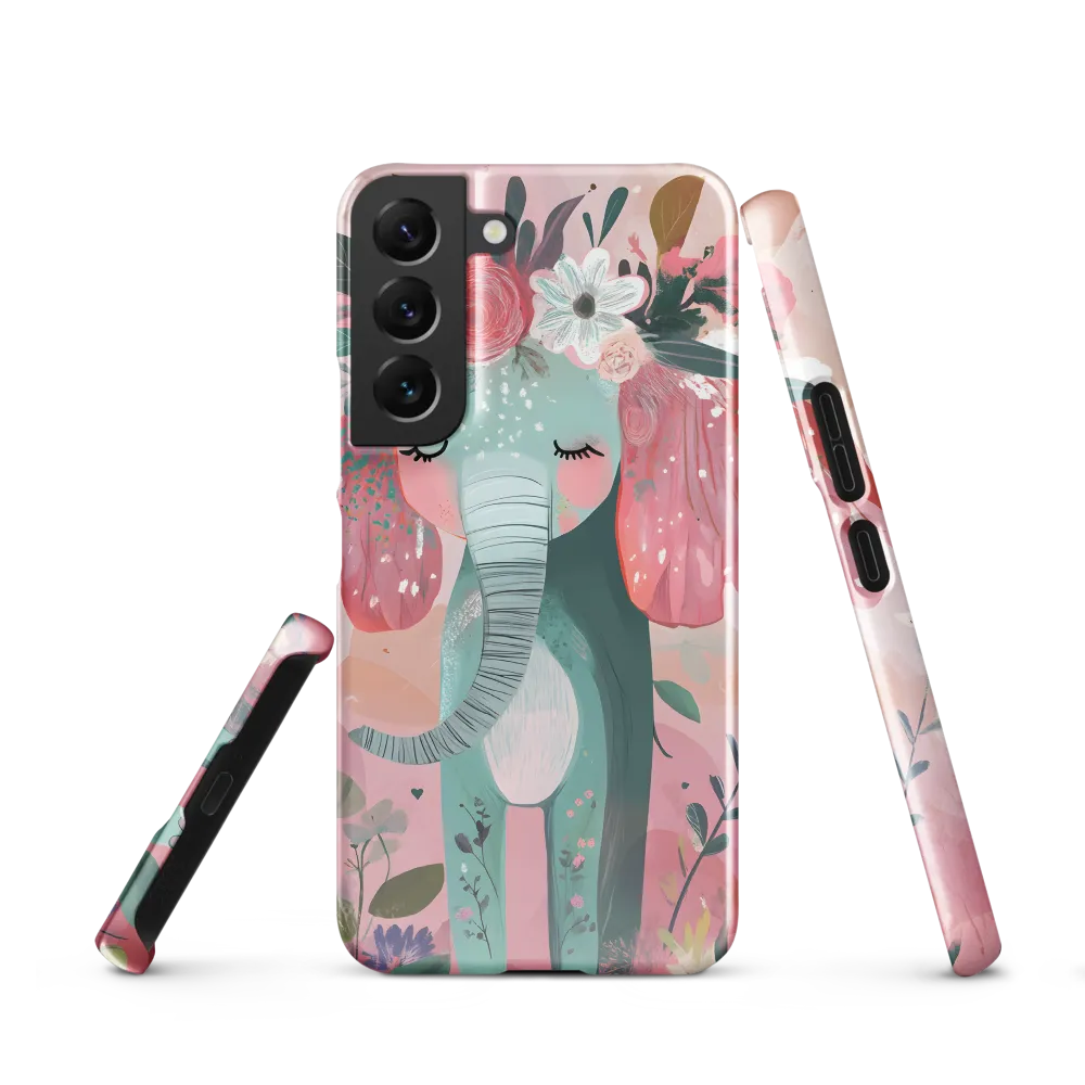 Whimsical Elephant in Bloom