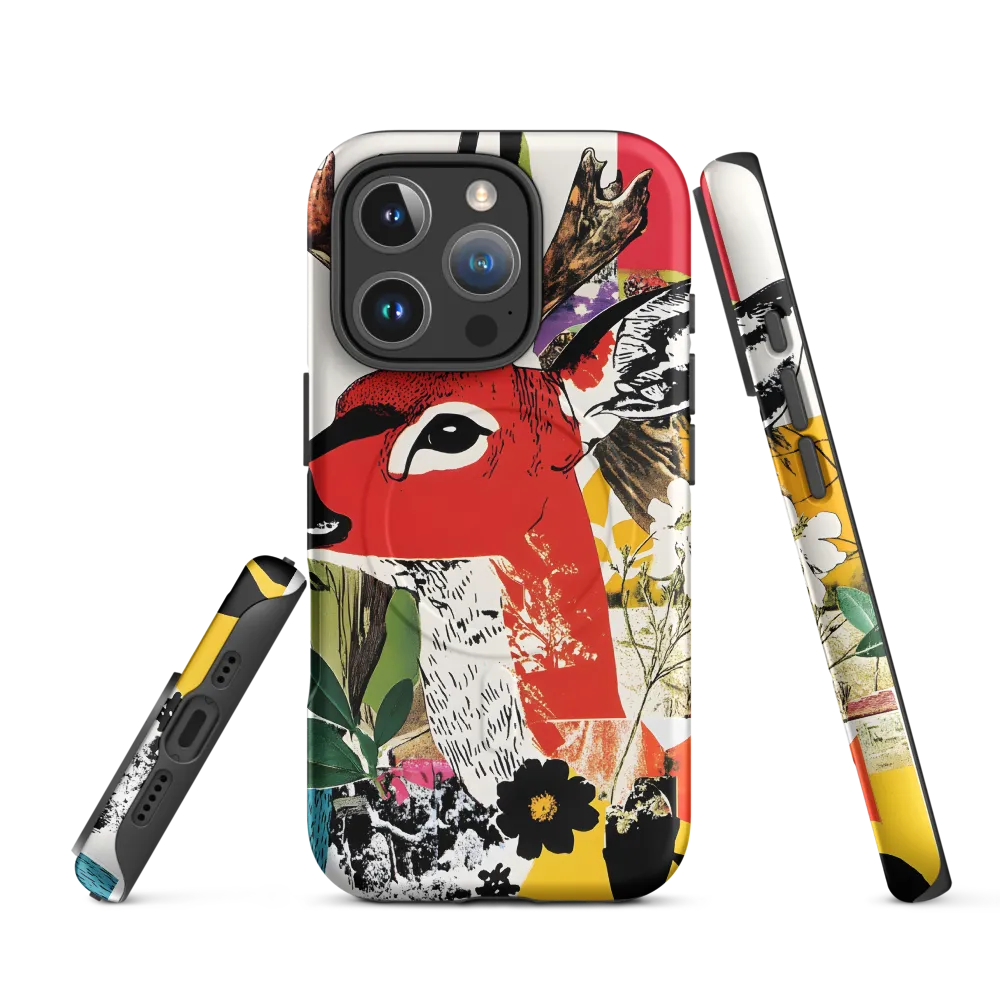 Vibrant Harmony: The Deer in Nature | Phone Case |  16 Pro | MagSafe® Tough Case | Matte