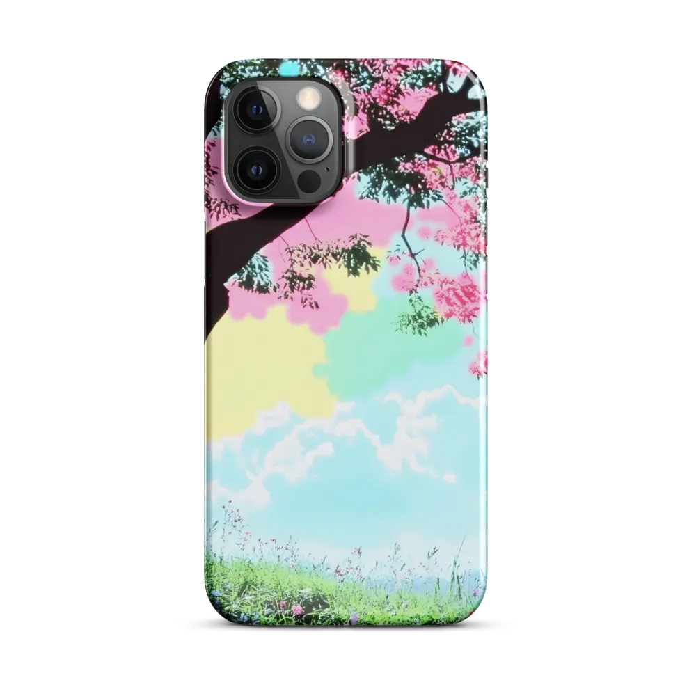Pastel Dreams: A Surreal Tree Landscape