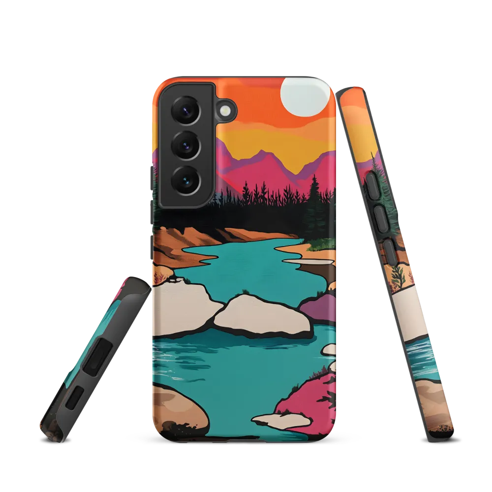 Dual Suns Over Serene Waters