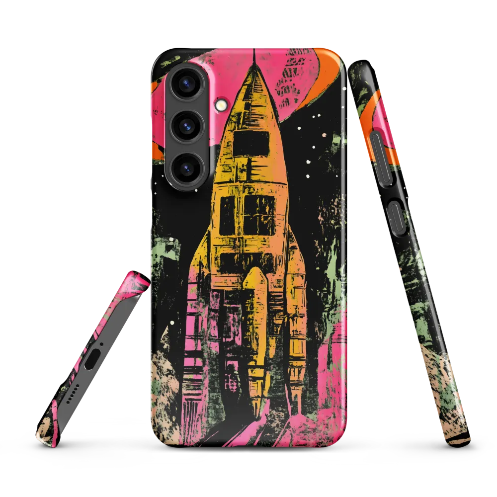 Cosmic Voyage: A Surreal Rocket Adventure