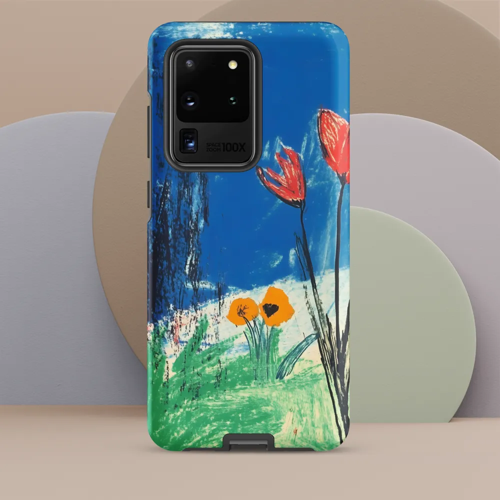 Joyful Blossoms in Blue