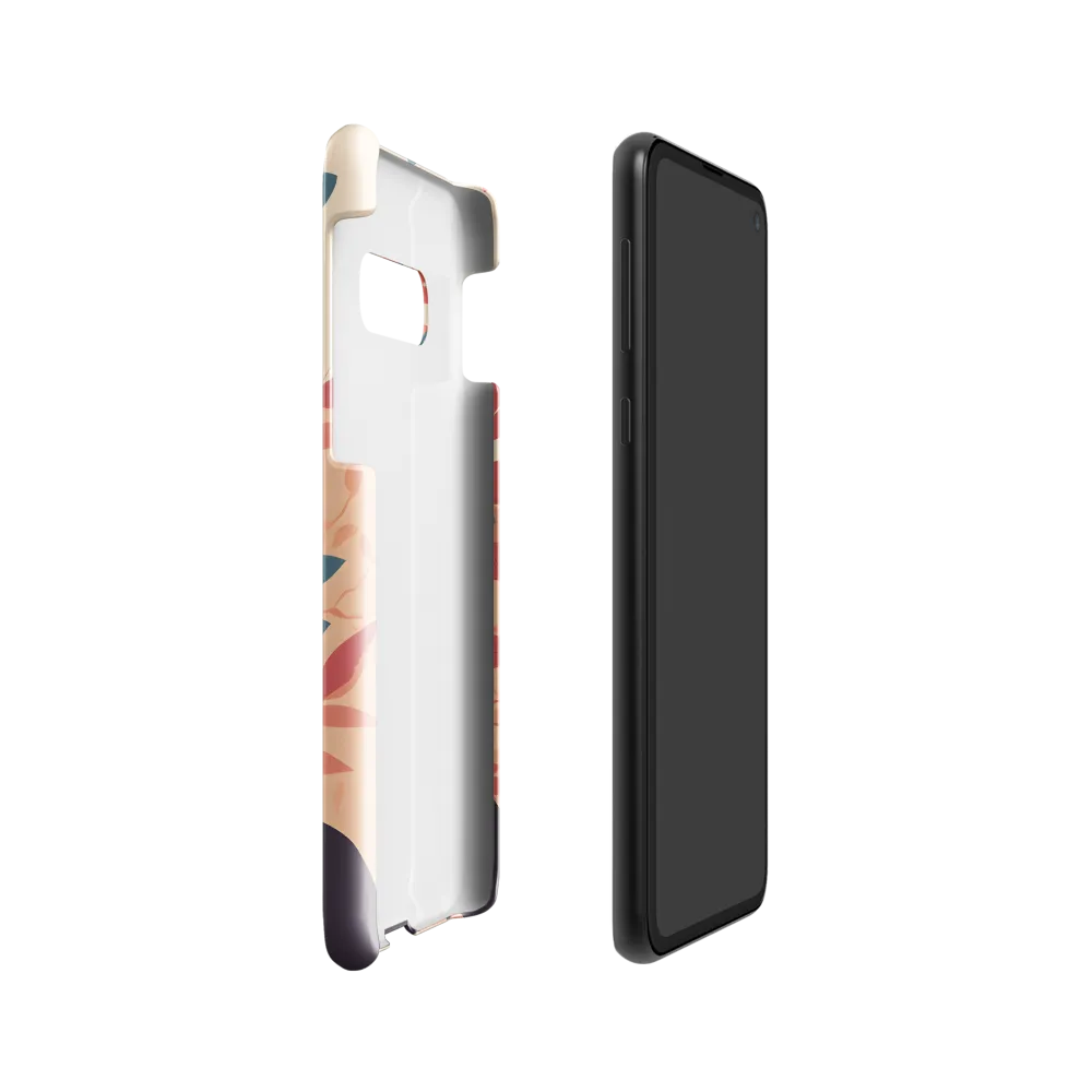 Whispers of Nature: A Serene Contemplation | Phone Case |  S10e | Snap Case | Glossy