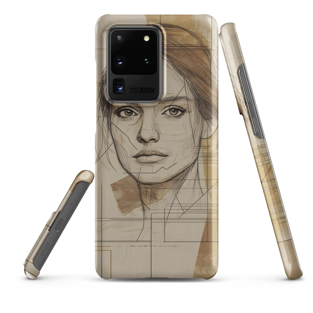 Geometric Elegance: A Modern Portrait