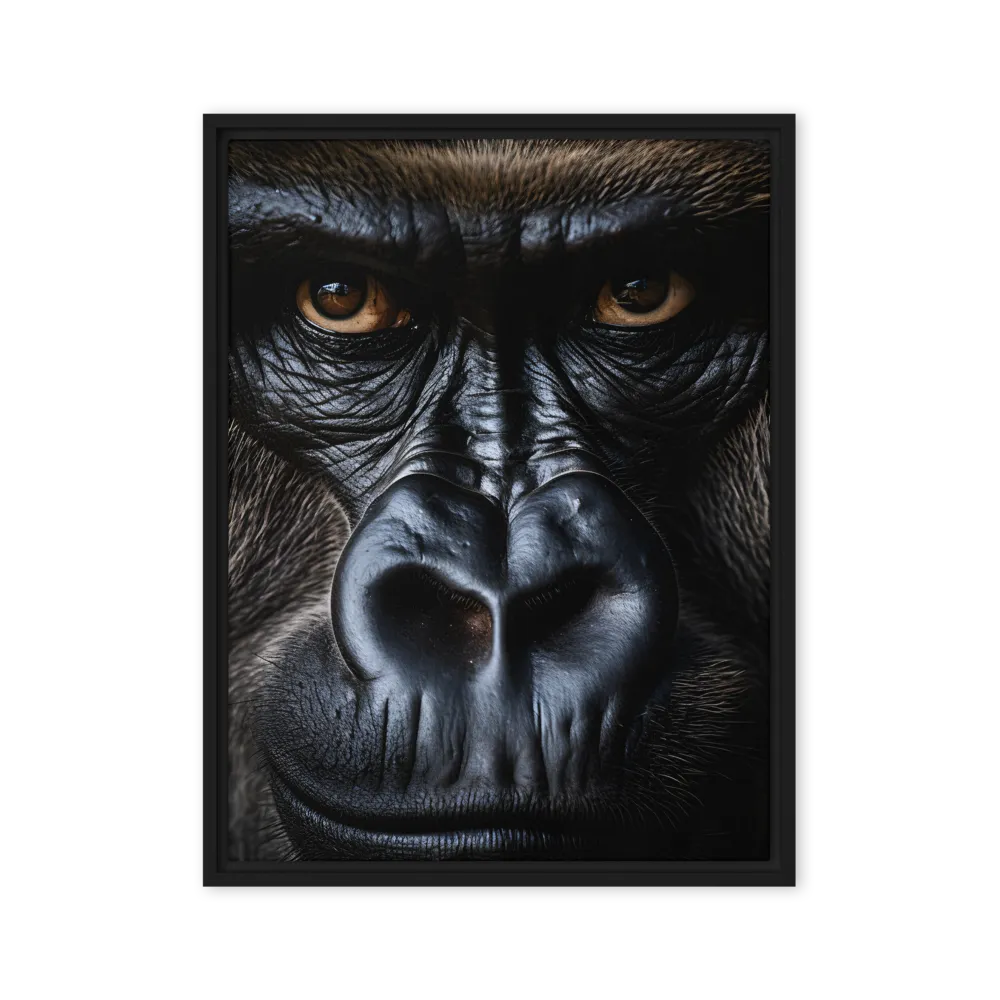 Gaze of the Wild: A Gorilla's Portrait