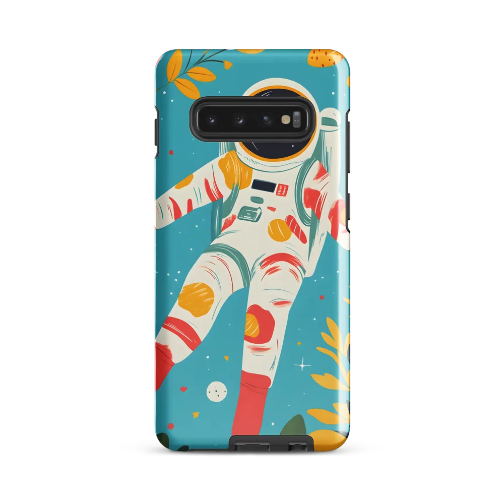 Floating in Cosmic Serenity | Phone Case |  S10 Plus | Tough Case | Glossy