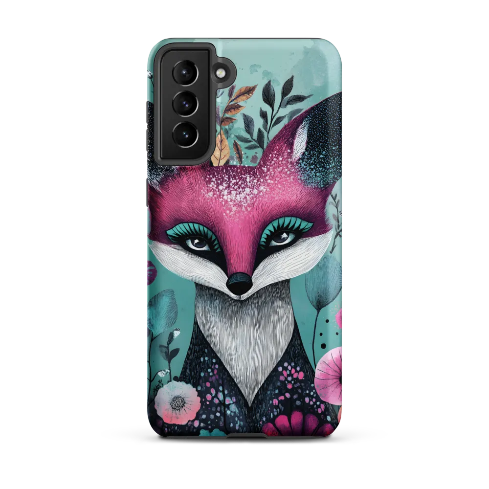 Whimsical Fox Among Blossoms