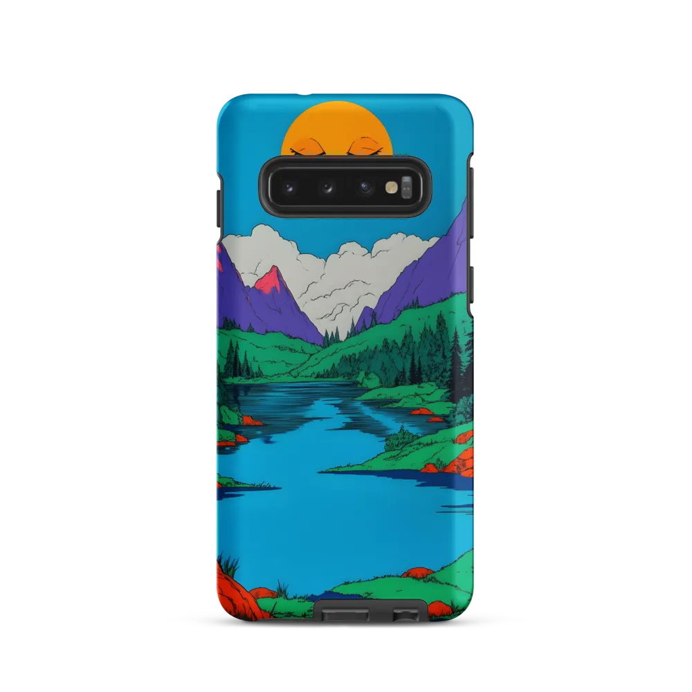 Whimsical Serenity in Vibrant Colors