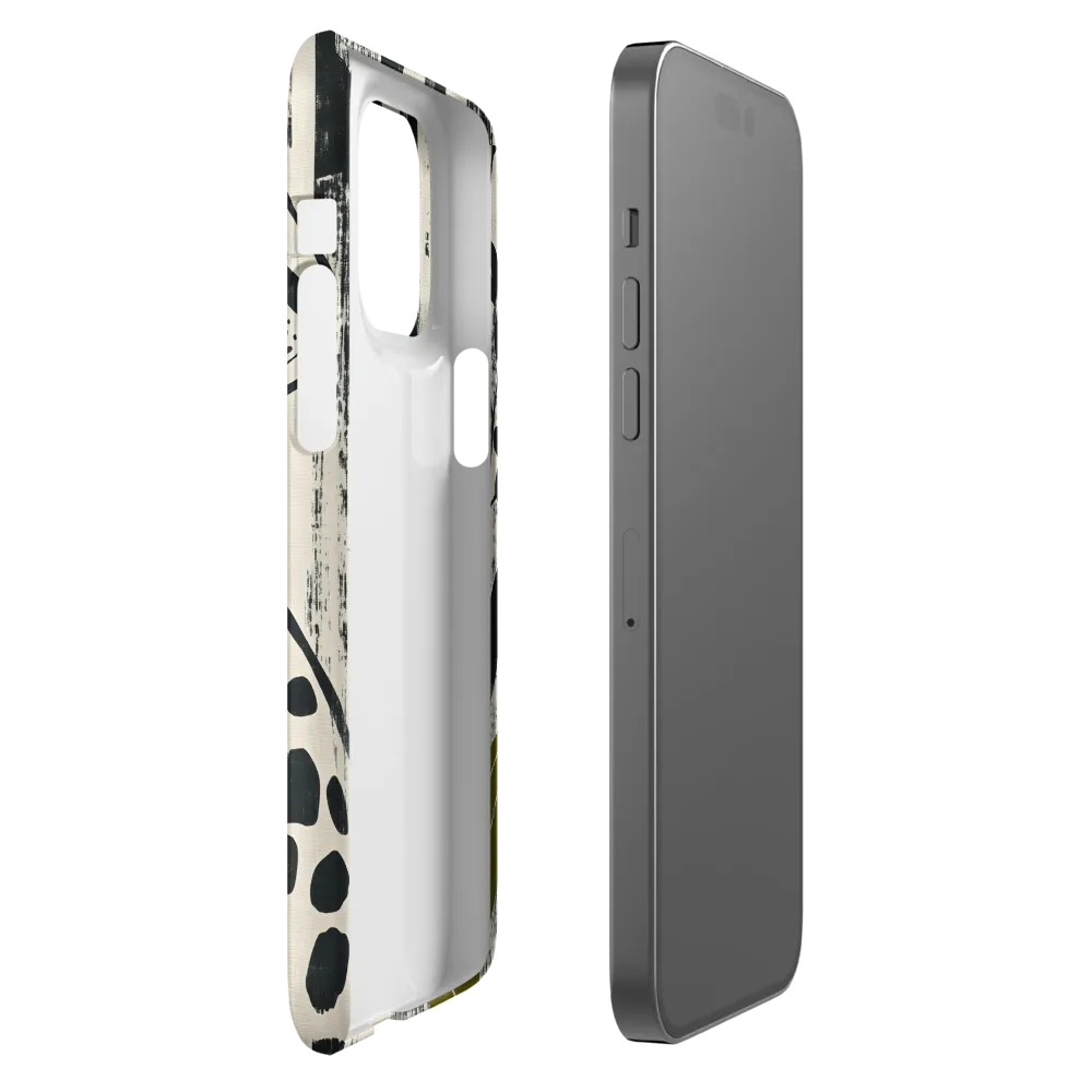 Leopard in Silhouette: A Modern Appeal | Phone Case |  14 Pro Max | Snap Case | Matte