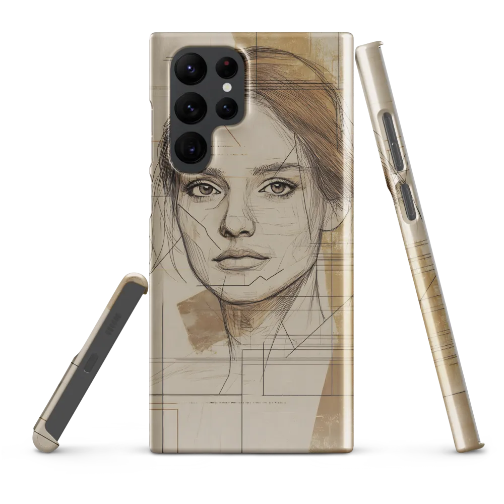 Geometric Elegance: A Modern Portrait