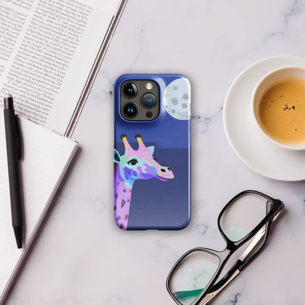 Whimsical Giraffe Under the Stars | Phone Case |  15 Pro | Snap Case | Glossy