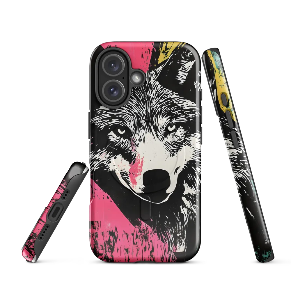Intense Gaze of the Wolf