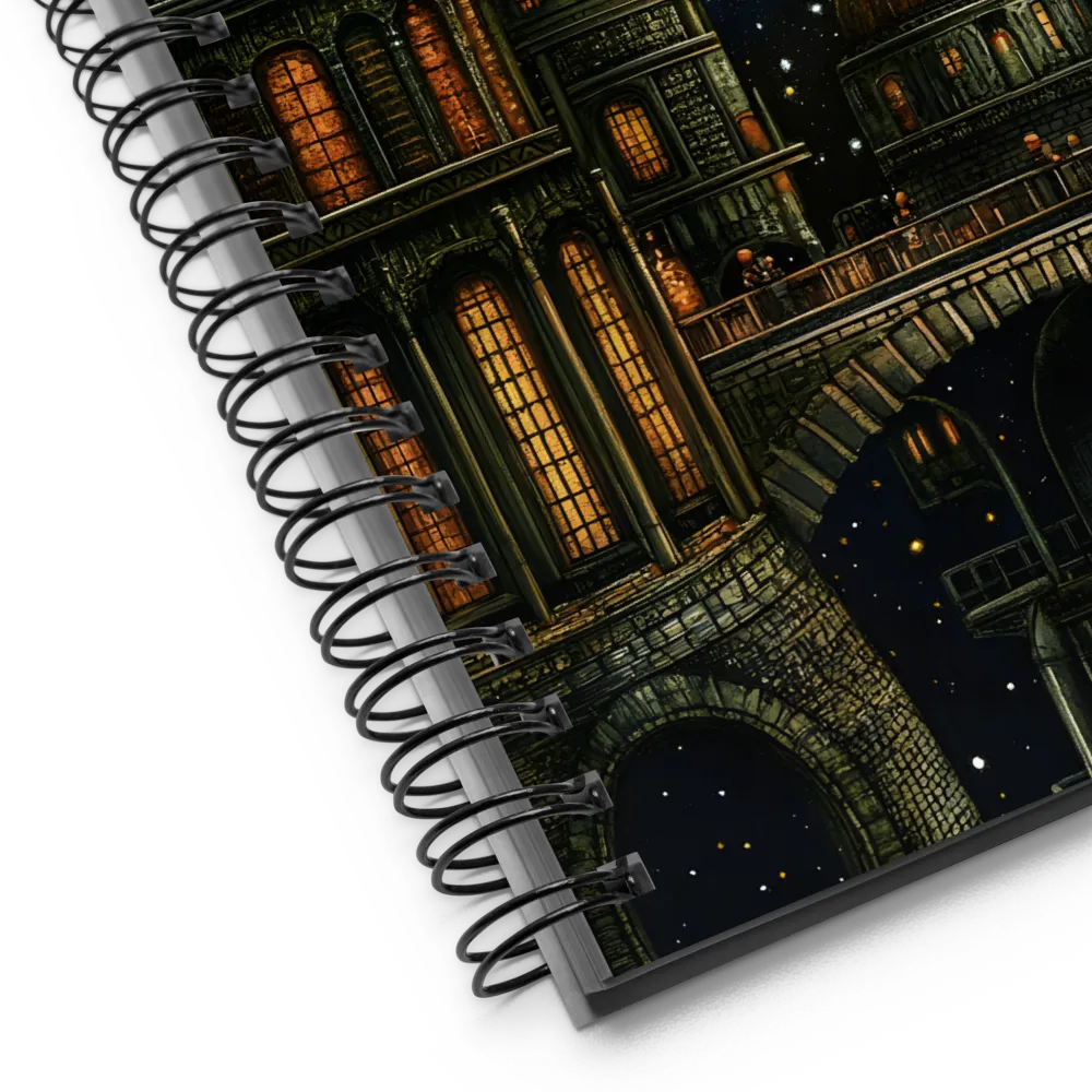 Celestial City: A Journey Through the Cosmos | Spiral Notebook