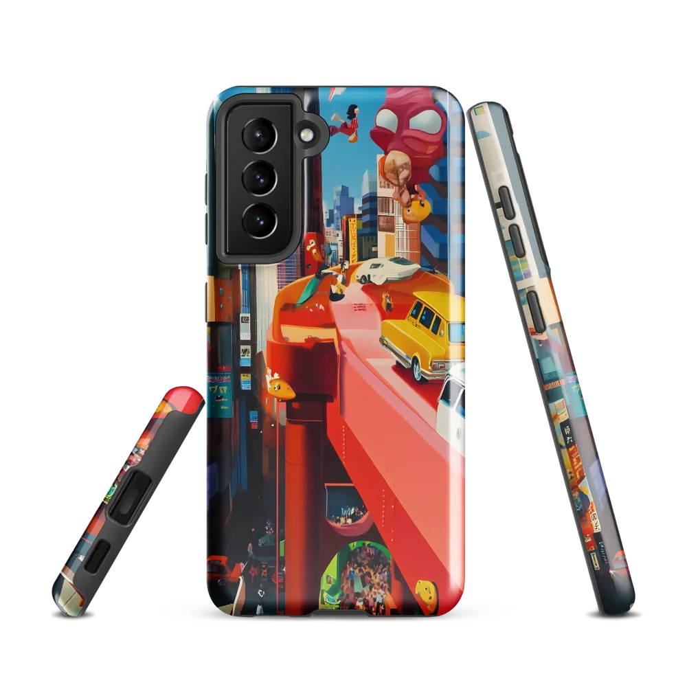 Urban Whimsy: A Colorful Cityscape