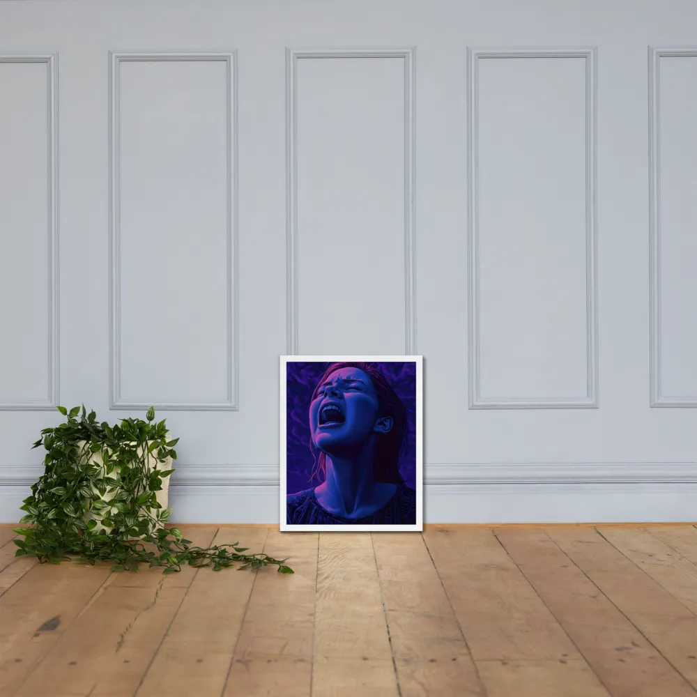 Echoes of Anguish | Poster with White Frame | 16″×20″