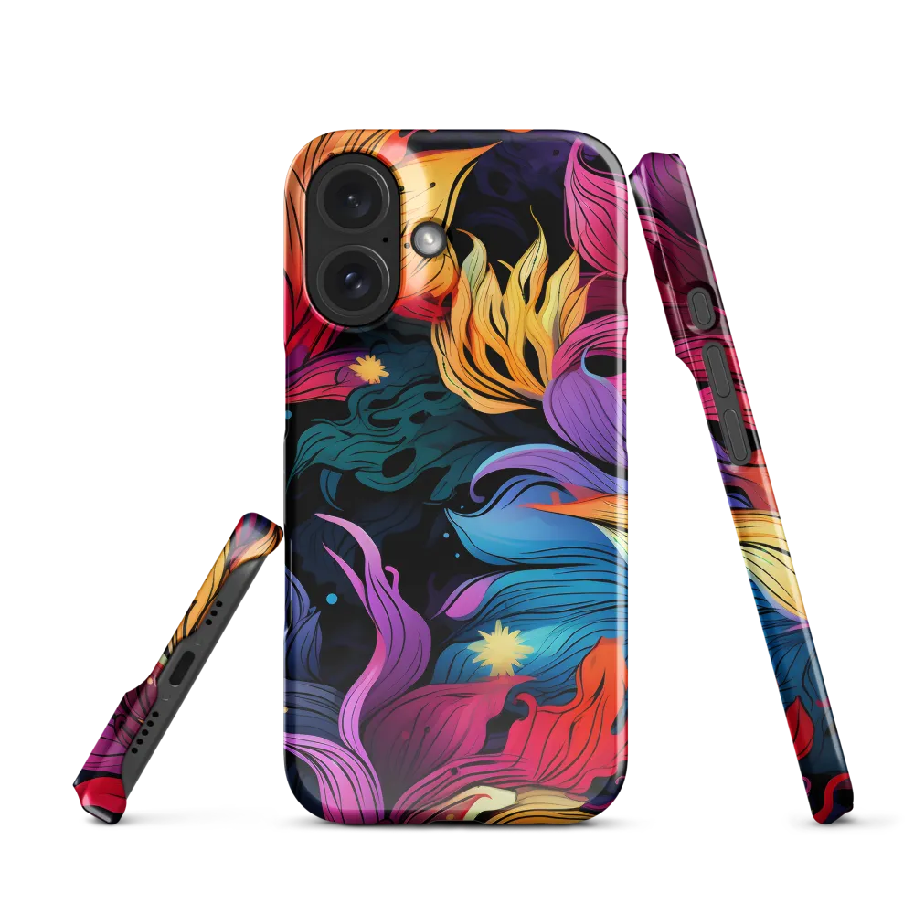 Floral Symphony | Phone Case |  16 | Snap Case | Glossy