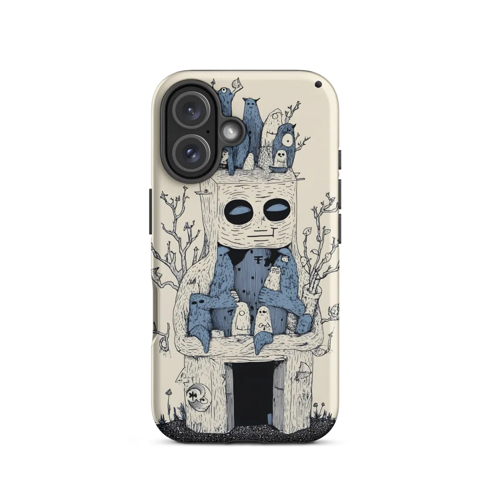 Whimsical Treehouse of Creatures | Phone Case