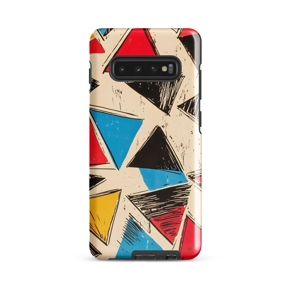 Vibrant Geometry | Phone Case |  S10 Plus | Tough Case | Glossy