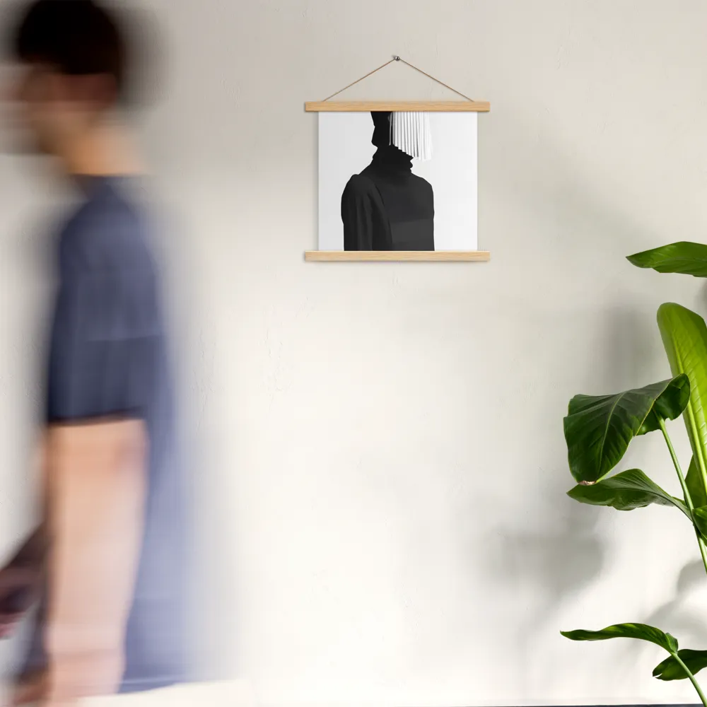 Veil of Mystery | Poster With Oak Wood Hanger | 14″×14″