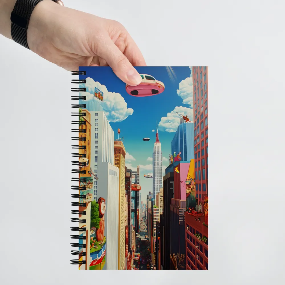 Dreams of a Floating City | Spiral Notebook