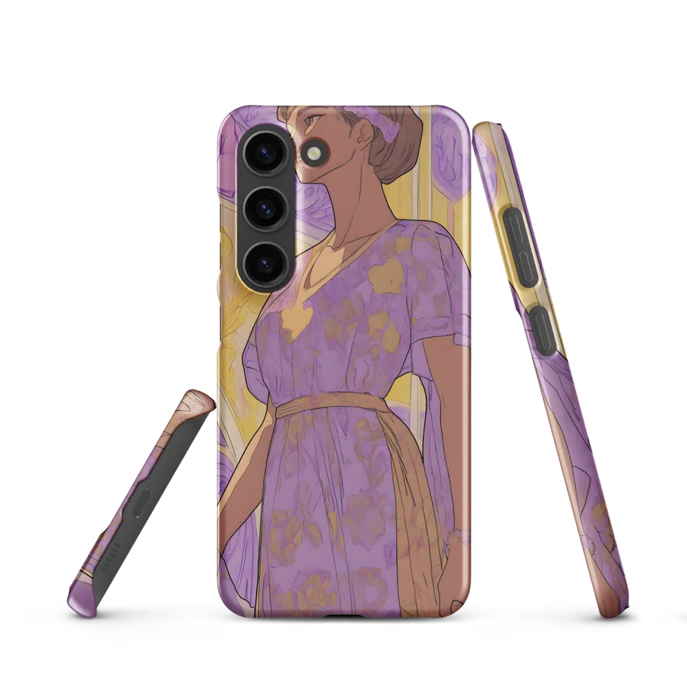 Elegance in Floral Harmony | Phone Case |  S23 | Snap Case | Matte