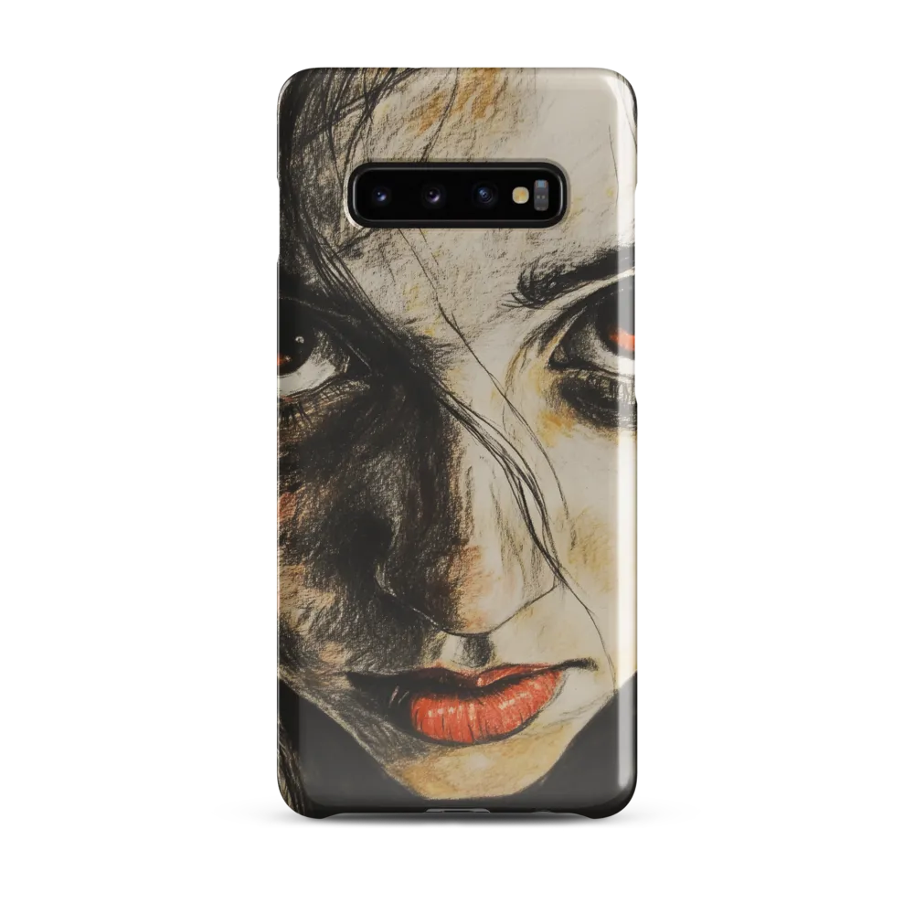 Gaze of Intensity | Phone Case |  S10 Plus | Snap Case | Glossy